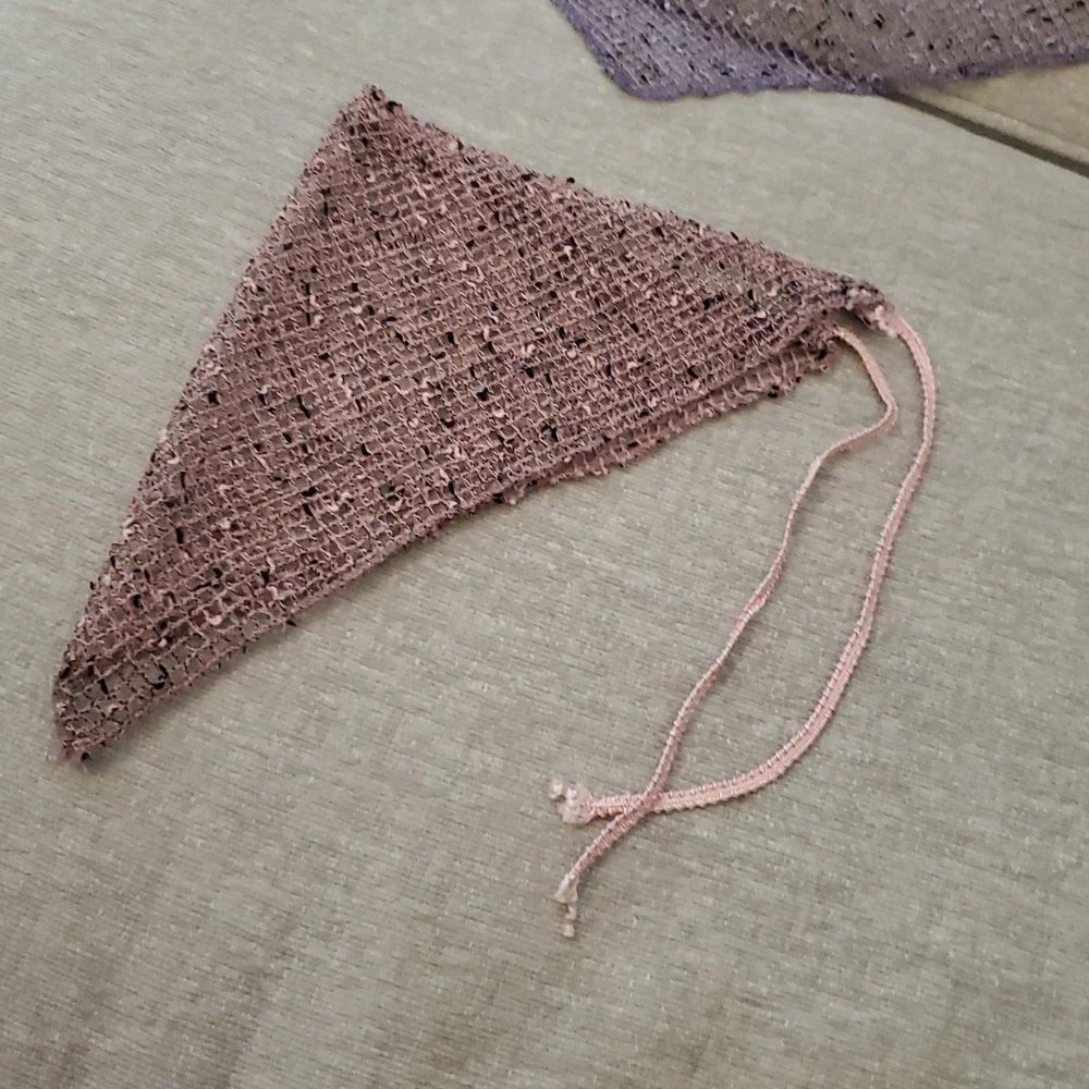 Hair Mesh Scarf Blue, Pink - Picture 4 of 6